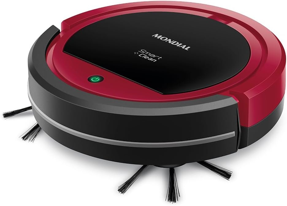 Robô Aspirador de Pó Fast Smart Clean, Mondial, PretoVermelho, 30W, Bivolt - RB-07