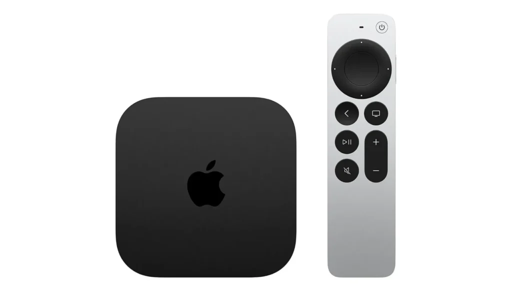 Apple TV 4K Apple TV 4K preta com controle remoto Siri