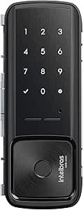 Fechadura Inteligente de Sobrepor Para Portas de Vidro MFR 4000 Preto Intelbras Fechadura Inteligente de Sobrepor Para Portas de Vidro MFR 4000 Preto Intelbras